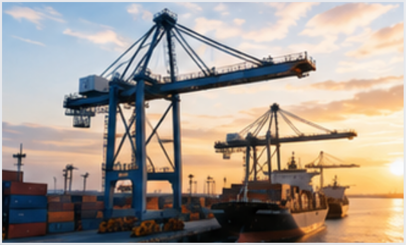 Port container crane operations